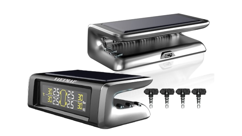 Thiết bị theo dõi áp suất lốp xe và nhiệt độ Vietmap TPMS V1i gắn trong độc lập