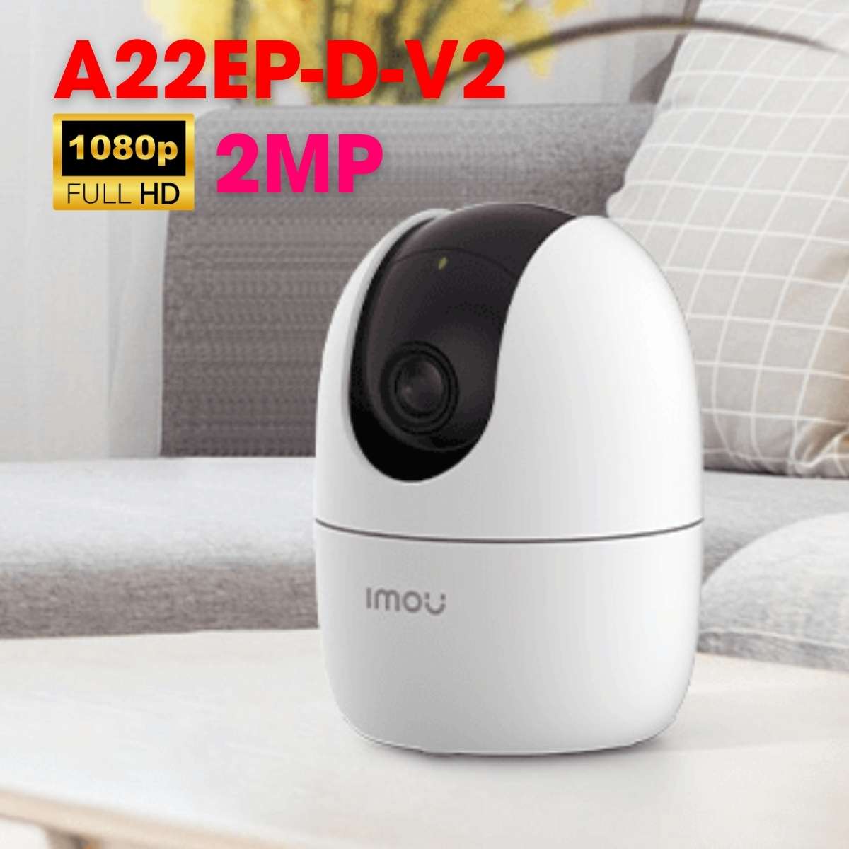 Camera Wifi không dây Imou IPC-A22EP-D-V2, 2 MP, đàm thoại 2 chiều, phát hiện con người