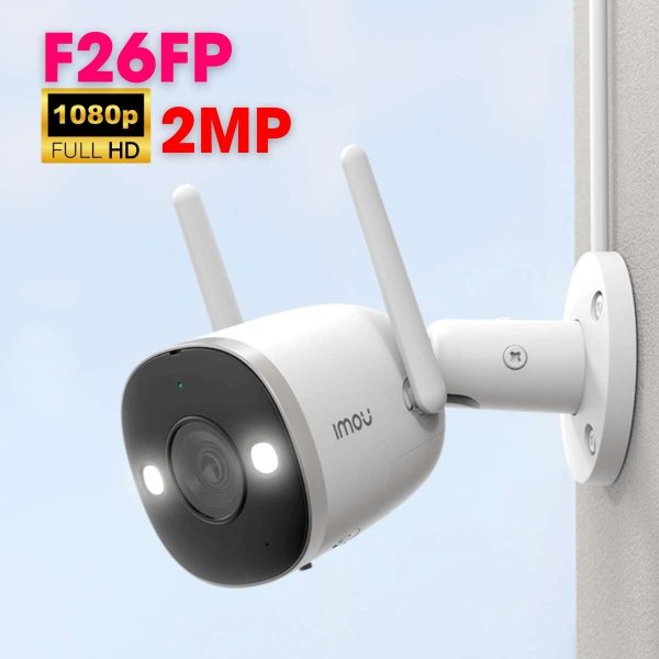 Camera Wifi ngoài trời Imou IPC-F26FP, 1080P, tích hợp mic và loa, đàm thoại 2 chiều, tầm nhìn xa 30m
