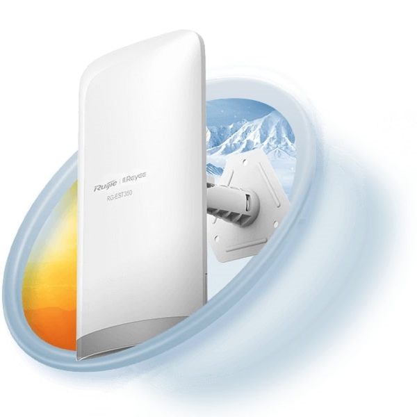 Bộ thu phát sóng không dây ngoài trời RUIJIE RG-EST350 V2 867Mbps, băng tần 5GHz, khoảng cách đến 5km