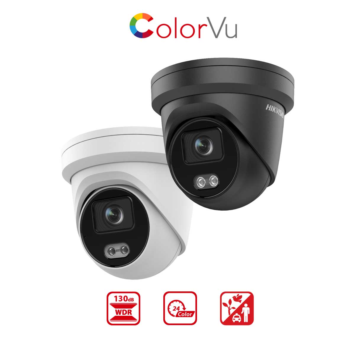 Camera IP colorvu dome chống báo giả Hikvision DS-2CD2347G2-LU 4MP, chống ngược sáng thực WDR 130 dB, tích hợp mic thu âm