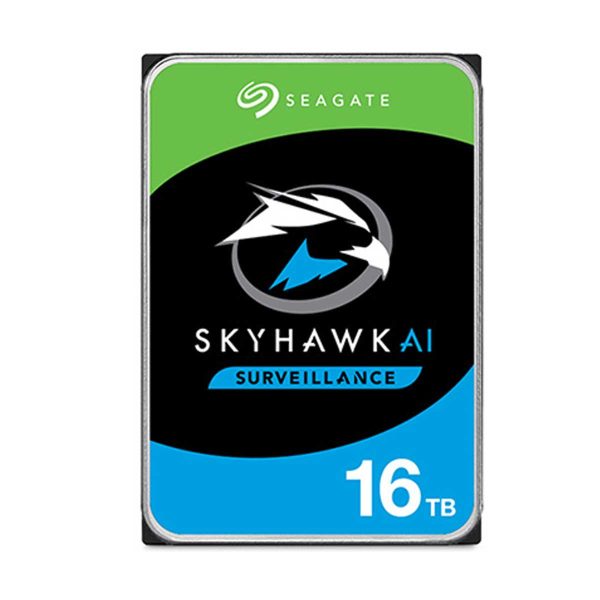 Ổ cứng 16TB SEAGATE SKYHAWK AI ST16000VE002 công nghệ khí Helium, hiệu năng 250 MB/s