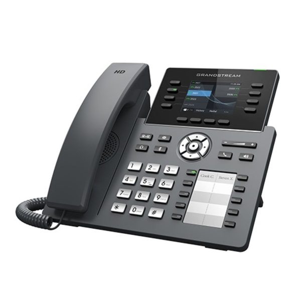 Điện thoại Voice IP wifi để bàn cao cấp Grandstream GRP2634 4 tài khoản SIP, màn hình màu, âm thanh chuẩn HD