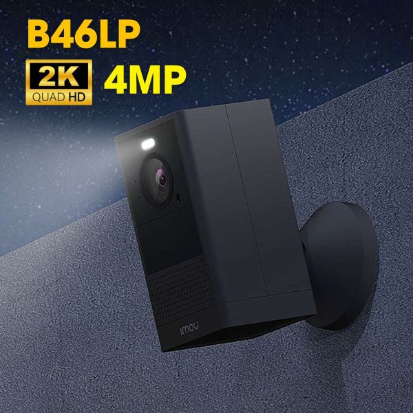 Camera không dây 4MP Fullcolor IMOU IPC-B46LP tích hợp pin sạc, mic và loa, đàm thoại 2 chiều
