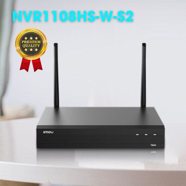 Đầu ghi hình camera IP Wifi 8 kênh Imou NVR1108HS-W-S2 6MP, hỗ trợ 1 SATA