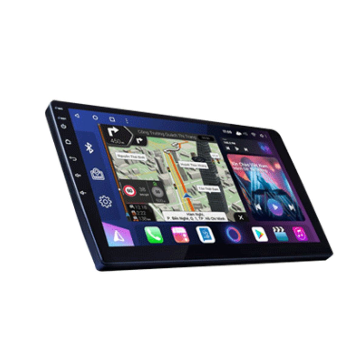 Màn hình Android ô tô QLED VIETMAP DQ8 RAM 3GB, bộ nhớ trong 32 GB, DTS 48 kênh hỗ trợ tùy chỉnh EQ