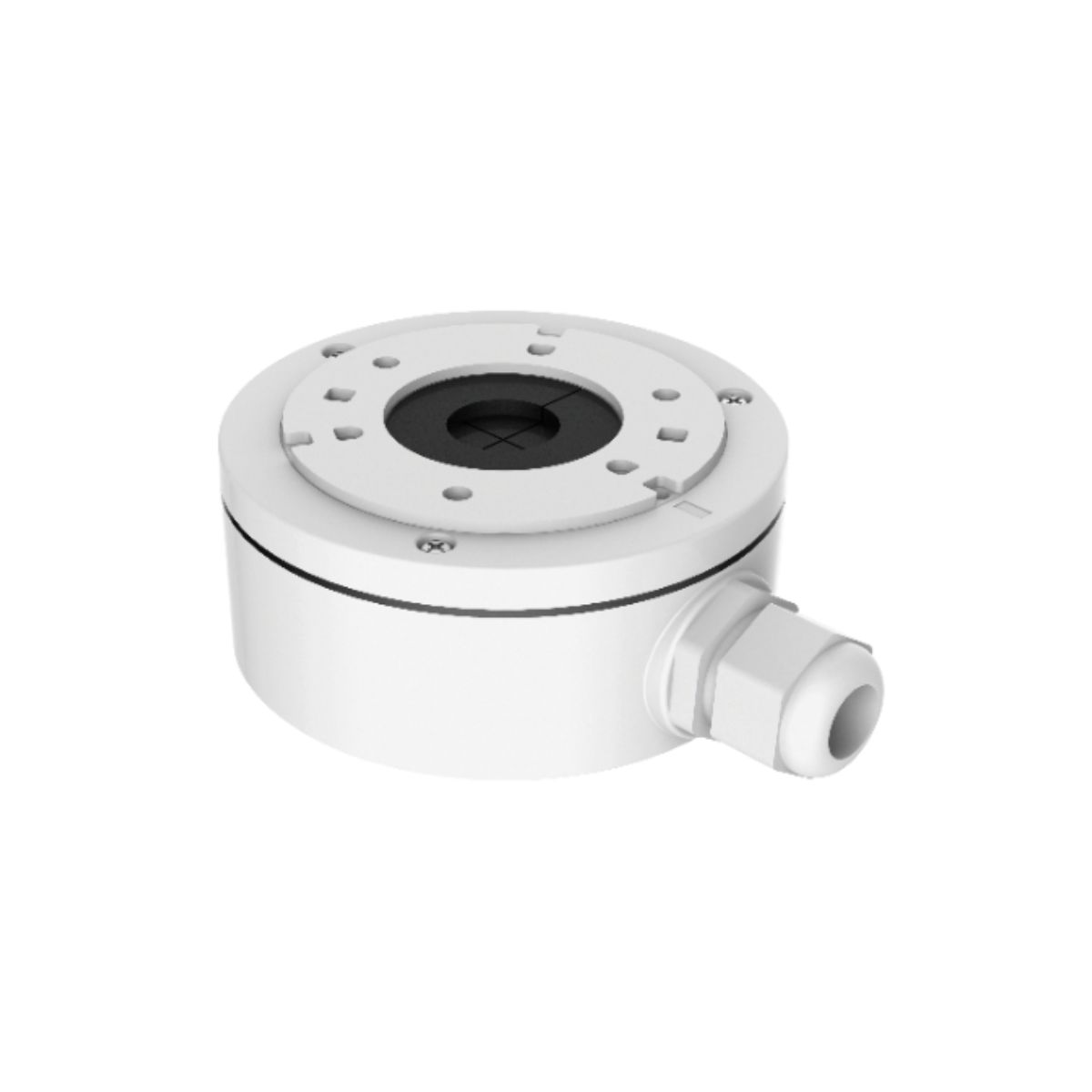 Hộp đựng mối nối 2 mạch điện cho camera Hikvision DS-1280ZJ-XS màu trắng, hợp kim nhôm