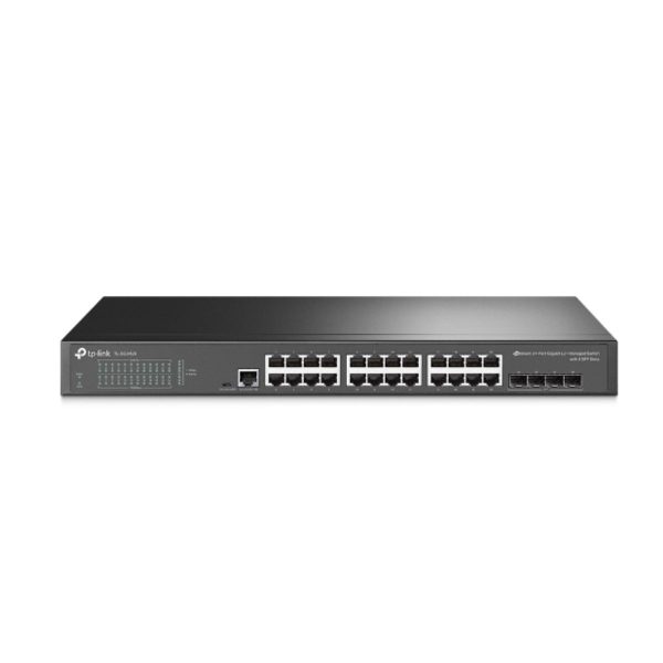 Thiết bị mạng switch 24 port TP-Link TL-SG3428 4 Khe cắm gigabit SFP