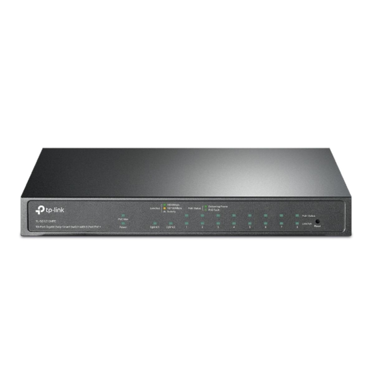 Easy Smart Switch with 10-Port PoE+ TP-Link TL-SG1210MPE 2 Gigabit, 1 Gigabit SFP Slot
