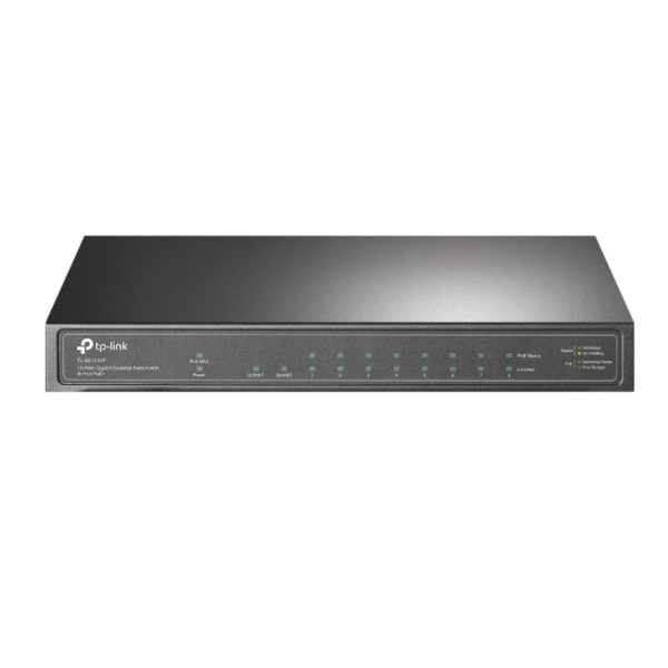 Switch poe 10 cổng gigabit TP-Link TL-SG1210P 8-Port PoE+, công suất PoE 63W