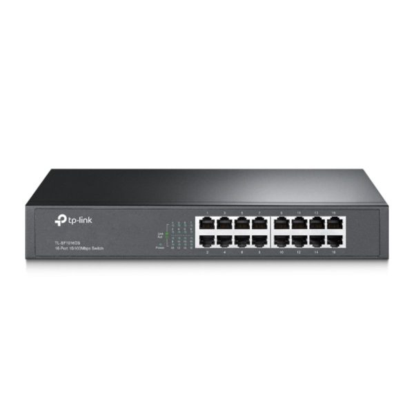Switch mạng 16 cổng TP-Link TL-SF1016DS RJ45 10/100M, Vỏ thép