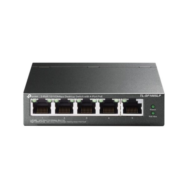 Thiết bị chuyển mạch switch 5 port TP-Link TL-SF1005LP 4 cổng Poe Mbps, công suất 41W