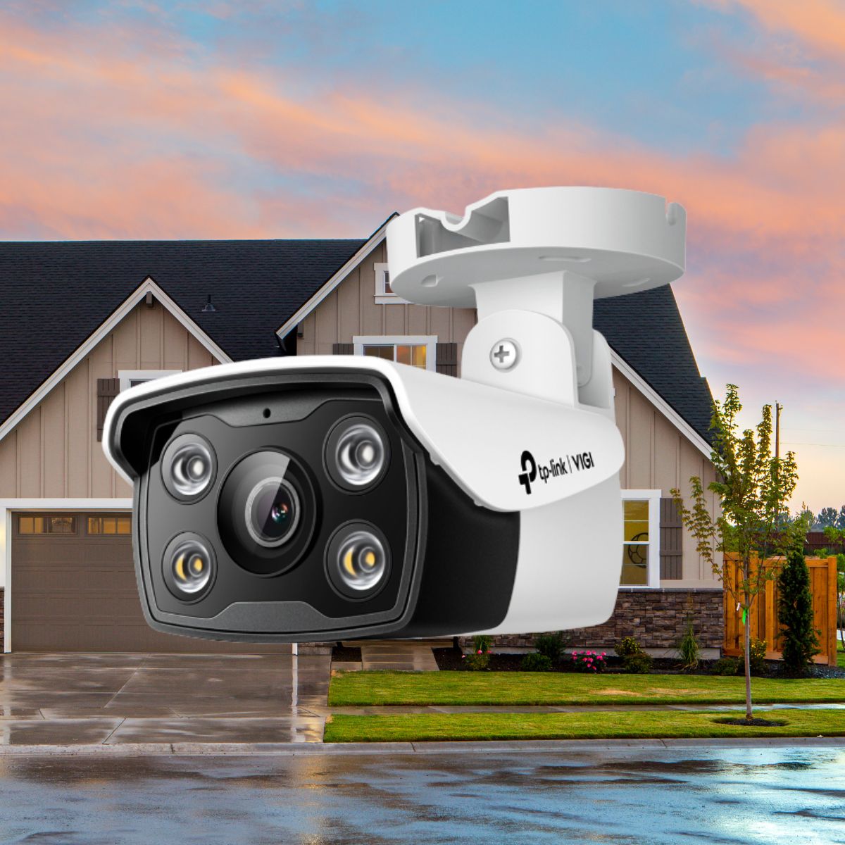 Camera ngoài trời 3MP Full color TP-Link VIGI C330 tích hợp mic, phát hiện thông minh