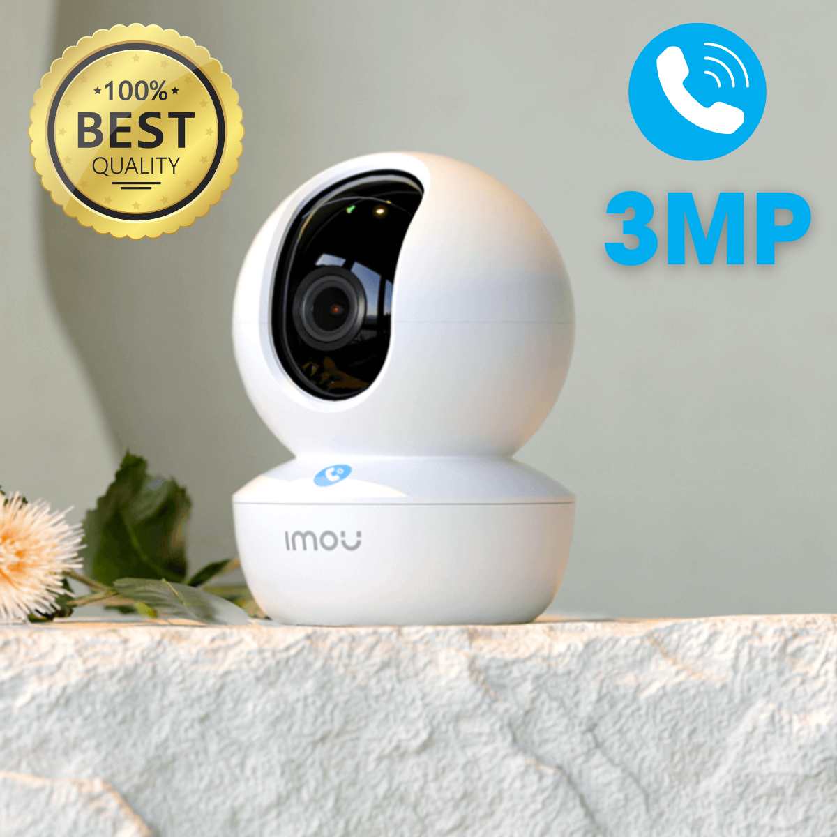Camera IP wifi không dây IMOU IPC-GK2CP-3C0WR 3MP, đàm thoại 2 chiều, nút Call gọi điện