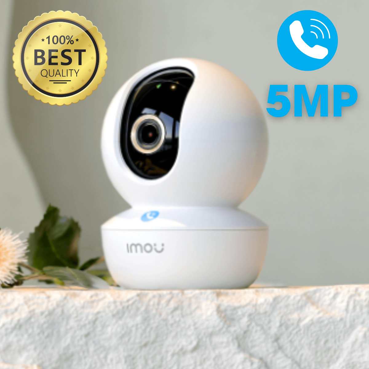Camera IP quay quét wifi nút Call gọi điện Imou IPC-GK2CP-5C0WR 5MP, chế độ riêng tư, đàm thoại 2 chiều