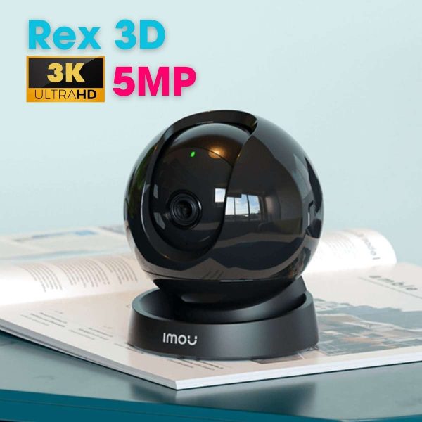 Camera Rex 3D Imou GS2DP-5K0W 5MP 3K wifi, hồng ngoại 10m, đàm thoại 2 chiều