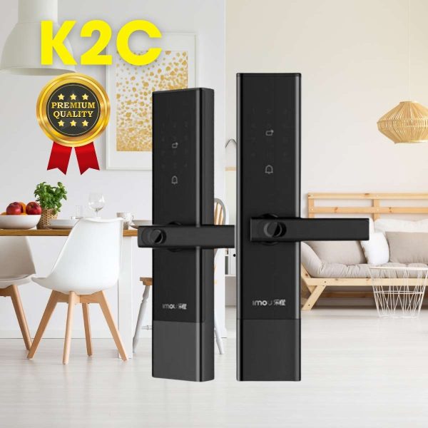 Khóa cửa thông minh Imou K2C 6 cách mở cửa Vân tay, thẻ từ, mật khẩu, chìa khóa, App, Bluetooth