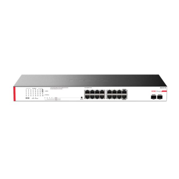 Switch PoE 16 cổng 10/100/1000Base-T H3C BS218F-HP tốc độ chuyển mạch 26,8Mpps