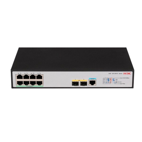 Switch 10 cổng PoE H3C LS-5120V3-10P-PWR 8 x 10/100/1000TX Ports, 2 x SFP Ports