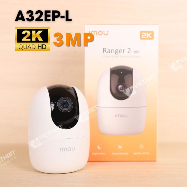 Camera wifi không dây trong nhà IMOU IPC-A32EP-L 3MP, hồng ngoại 10m, đàm thoại 2 chiều, phát hiện con người