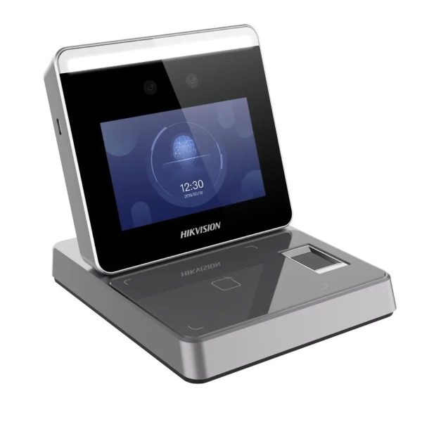 Thiết bị đăng ký khuôn mặt, vân tay Hikvision DS-K1F600U-D6E-F 2MP, công nghệ chống giả mạo khuôn mặt