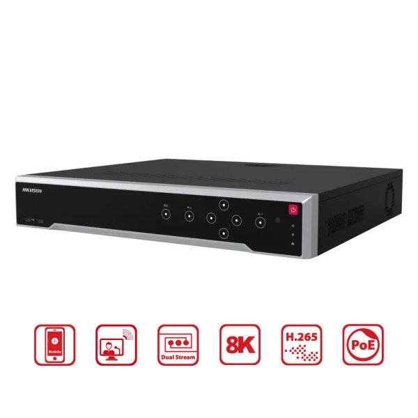 Đầu thu hình camera IP 32 kênh Hikvision DS-7732NI-M4/16P hỗ trợ PoE, 4 SATA lên đến 14TB