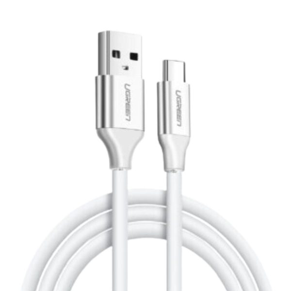 Cáp sạc 1m USB 2.0 sang USB type C Ugreen 60121 US287 hỗ trợ sạc nhanh 3A, truyền dữ liệu 480Mbps