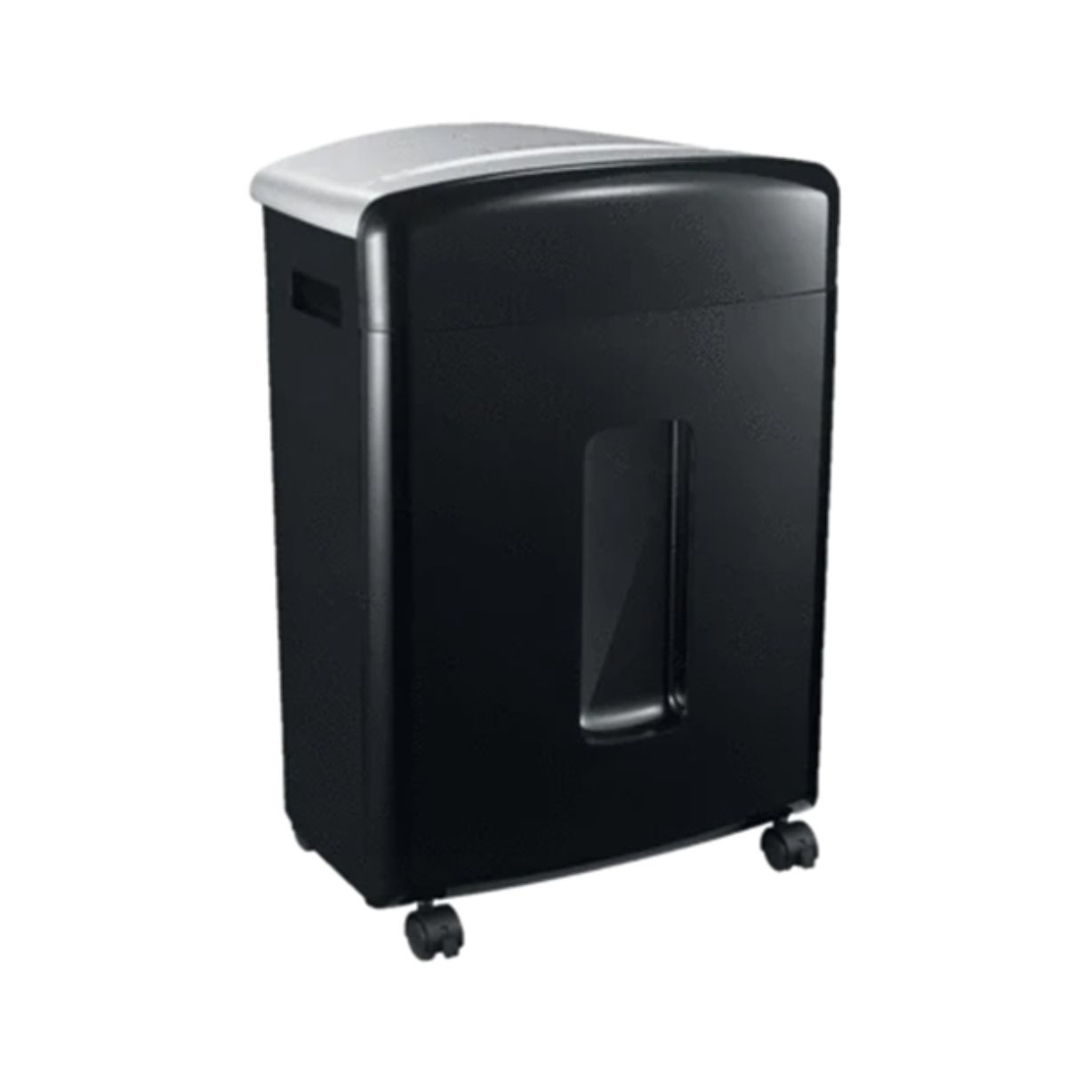 Máy hủy giấy văn phòng dung tích 25 lít Bonsaii C222B kiểu hủy vụn, độ ồn 60dB, công suất hủy tối đa 16 tờ