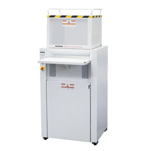 Máy hủy tài liệu, giấy, ghim bấm EBA 5146C kiểu hủy vụn, công suất hủy 65-70 tờ, dung tích chứa 230 lít