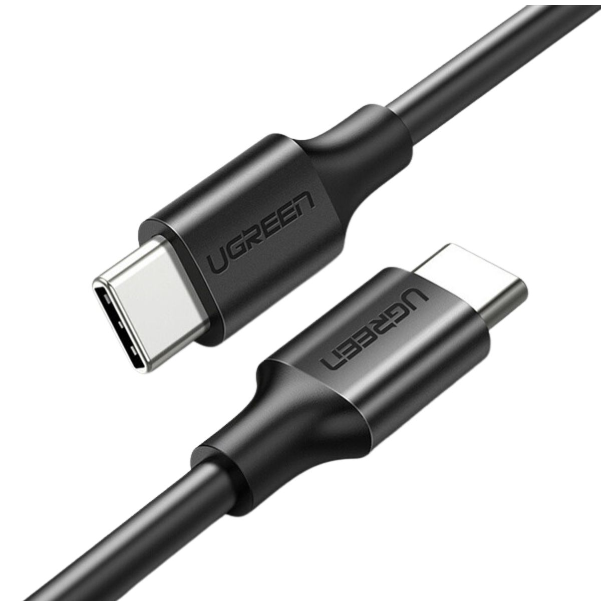 Cáp sạc nhanh dài 1m Type-C to Type-C Ugreen 50997 US286 màu đen, hỗ trợ sạc nhanh 3A