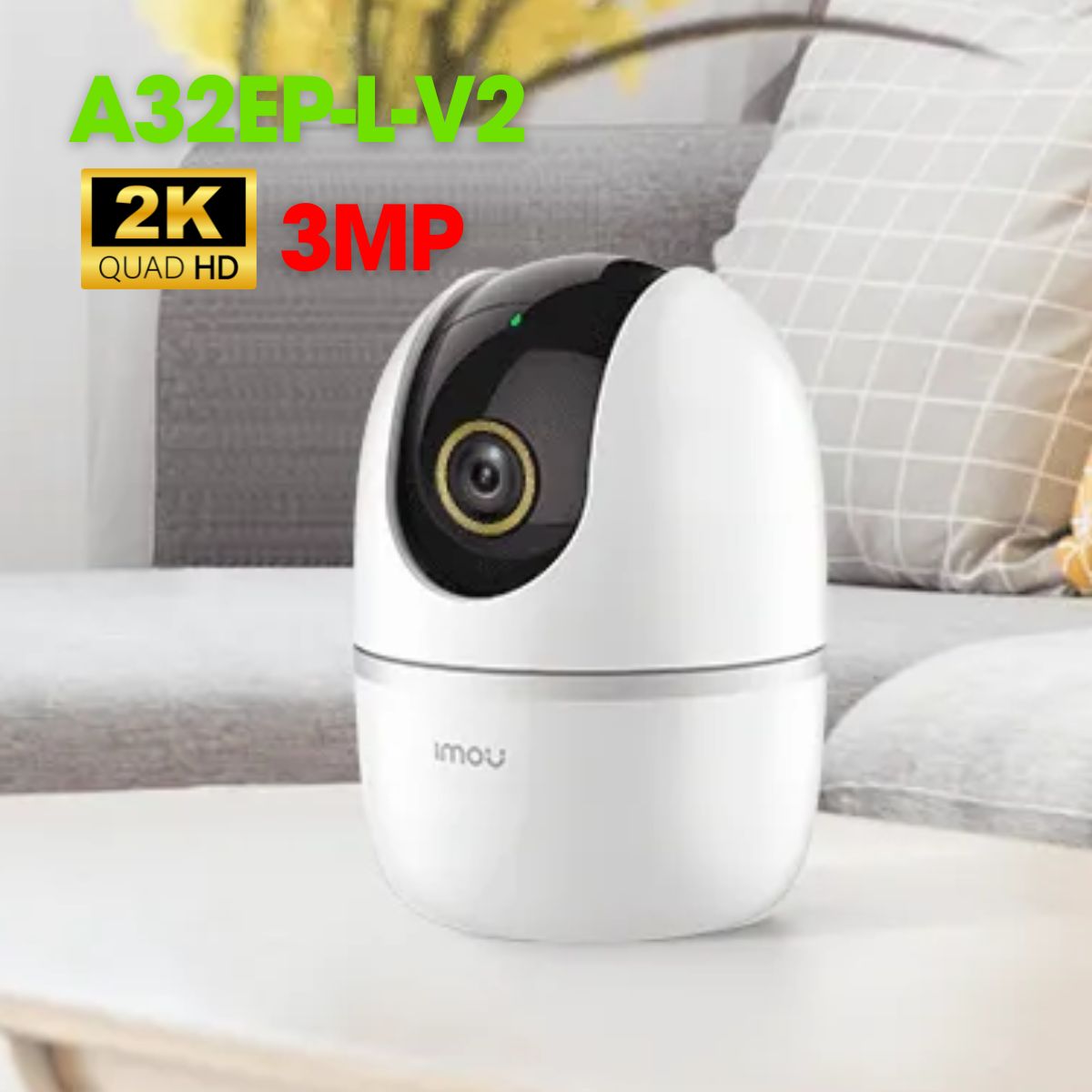 Camera IP hồng ngoại 10m IMOU A32EP-L-V2 3MP, tích hợp mic và loa, phát hiện âm thanh bất thường