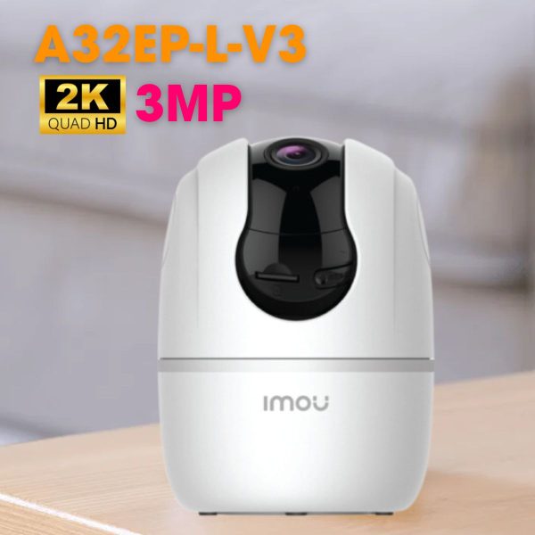 Camera IP quay quét trong nhà IMOU A32EP-L-V3 3MP, đàm thoại 2 chiều, hồng ngoại 10m