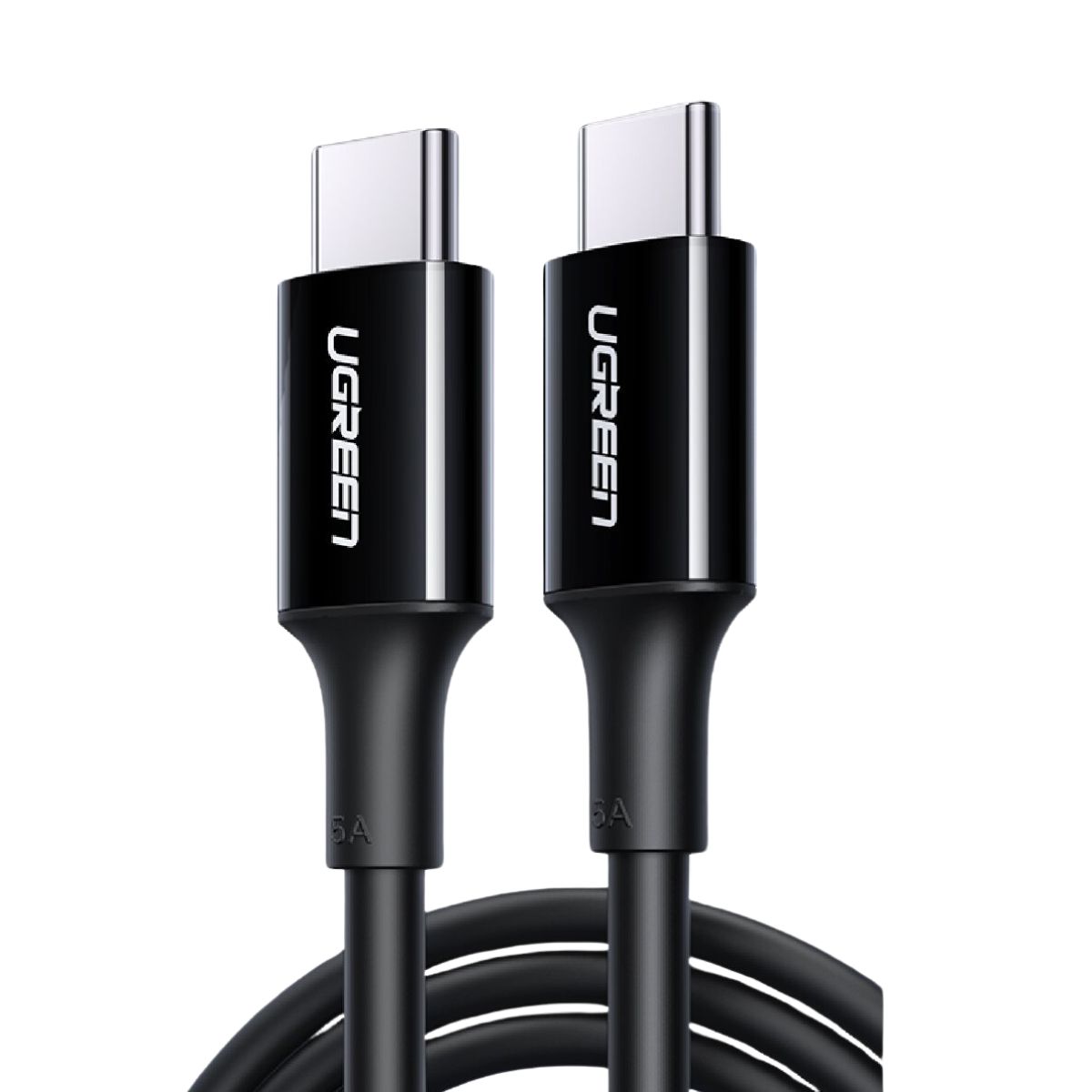 Cáp sạc dài 2m Type-C to Type-C Ugreen 80372 US300 màu đen, tốc độ truyền dữ liệu 480Mbps