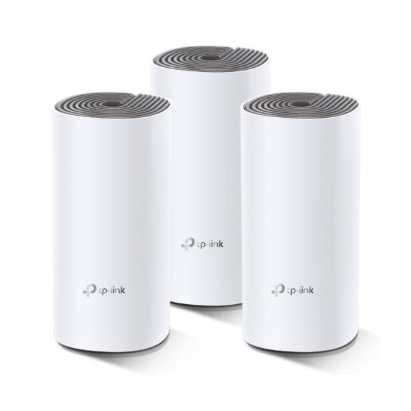 Hệ thống phát wifi 6 TP-Link Deco E4(3-Pack) tốc độ đến 300 Mbps trên 2.4 GHz và 867 Mbps trên 5 GHz
