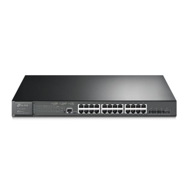 Switch 28 cổng PoE TP-Link TL-SG3428XMP 24 cổng Gigabit PoE, 4 cổng 10G SFP+
