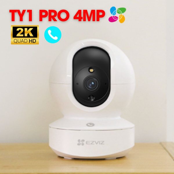 Camera nút Call gọi điện 4MP 2K Ezviz CS-TY1 Pro, đàm thoại 2 chiều