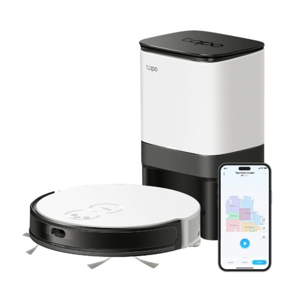 Robot hút bụi lau nhà thông minh TP-Link Tapo RV20 Mop Plus điều hướng LiDAR, lực hút 2700Pa, Pin 2600mAh