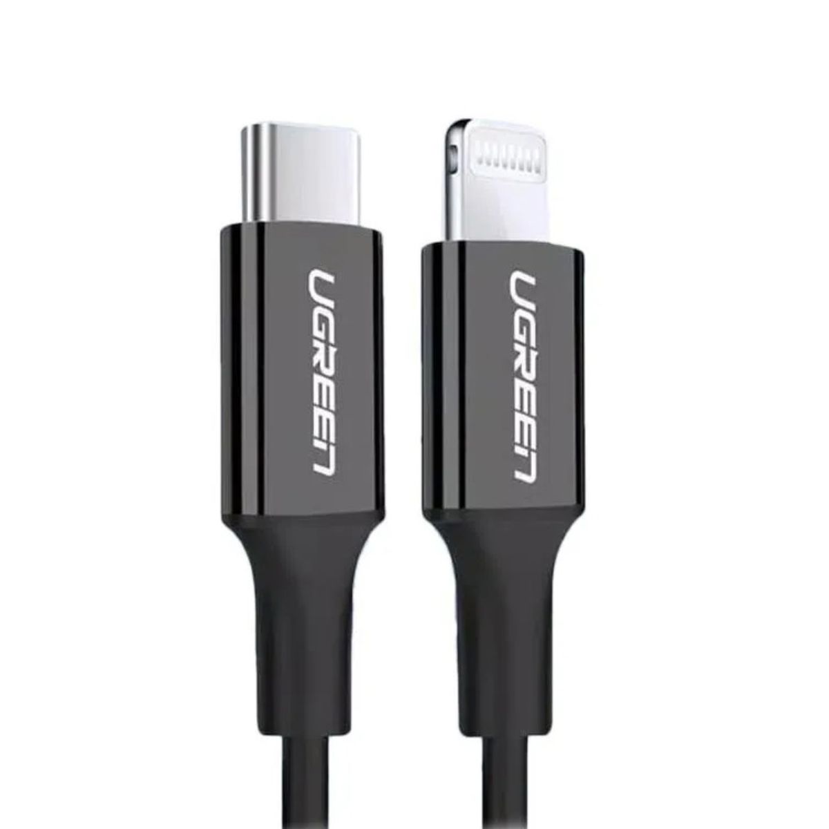 Cáp sạc 1m, màu đen USB Lightning Ugreen 60751 US171 sạc nhanh 3A, tốc độ truyền 480Mbps