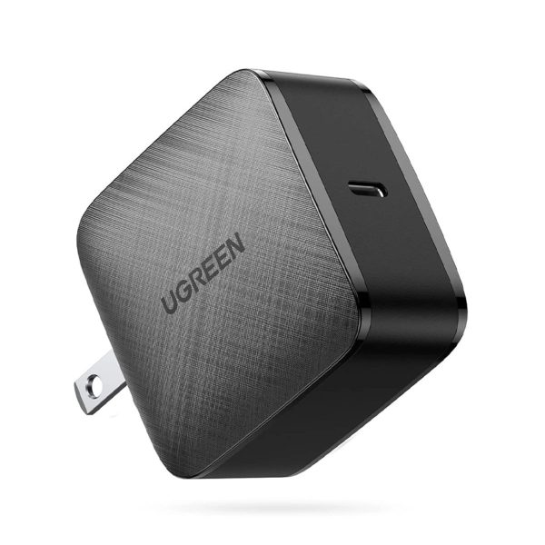 Củ sạc nhanh 65W Ugreen 70816 CD217 màu đen, công suất 65W, công nghệ GaN