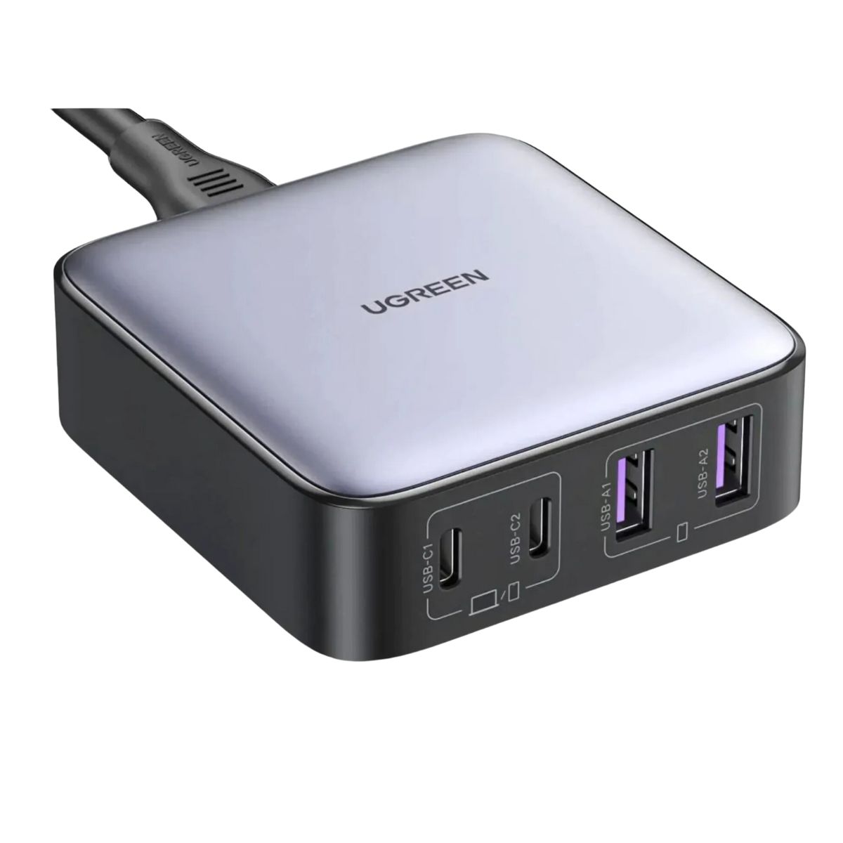 Bộ sạc máy tính để bàn 65W Ugreen 90747 CD327 công suất 65W, công nghệ GaN