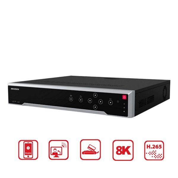 Đầu ghi hình 64 kênh Hikvision DS-7764NI-M4 4 SATA dung lượng 16TB