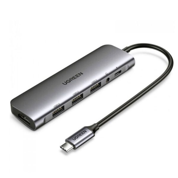 Bộ chuyển Ugreen 80132 CM136 USB C sang HDMI, hỗ trợ sạc PD 100W