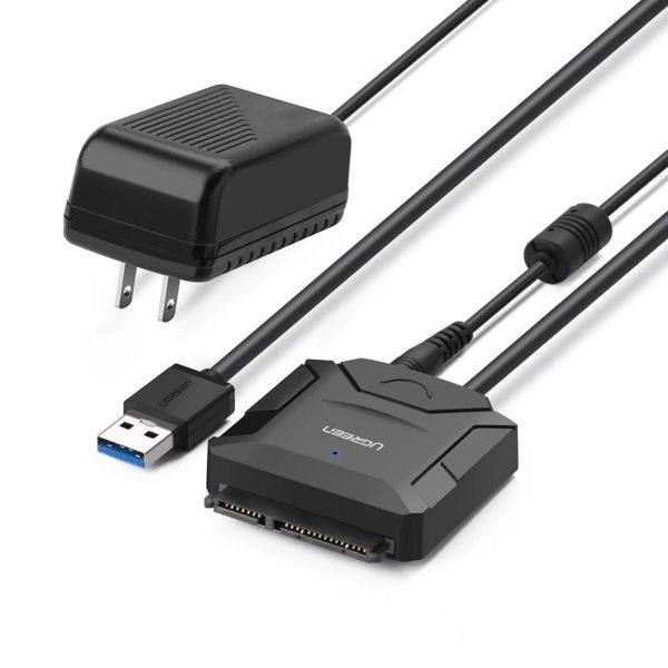 Dây cáp chuyển đổi USB sang SATA Ugreen 20636 CR108 tốc độ truyền dữ liệu 5Gbps