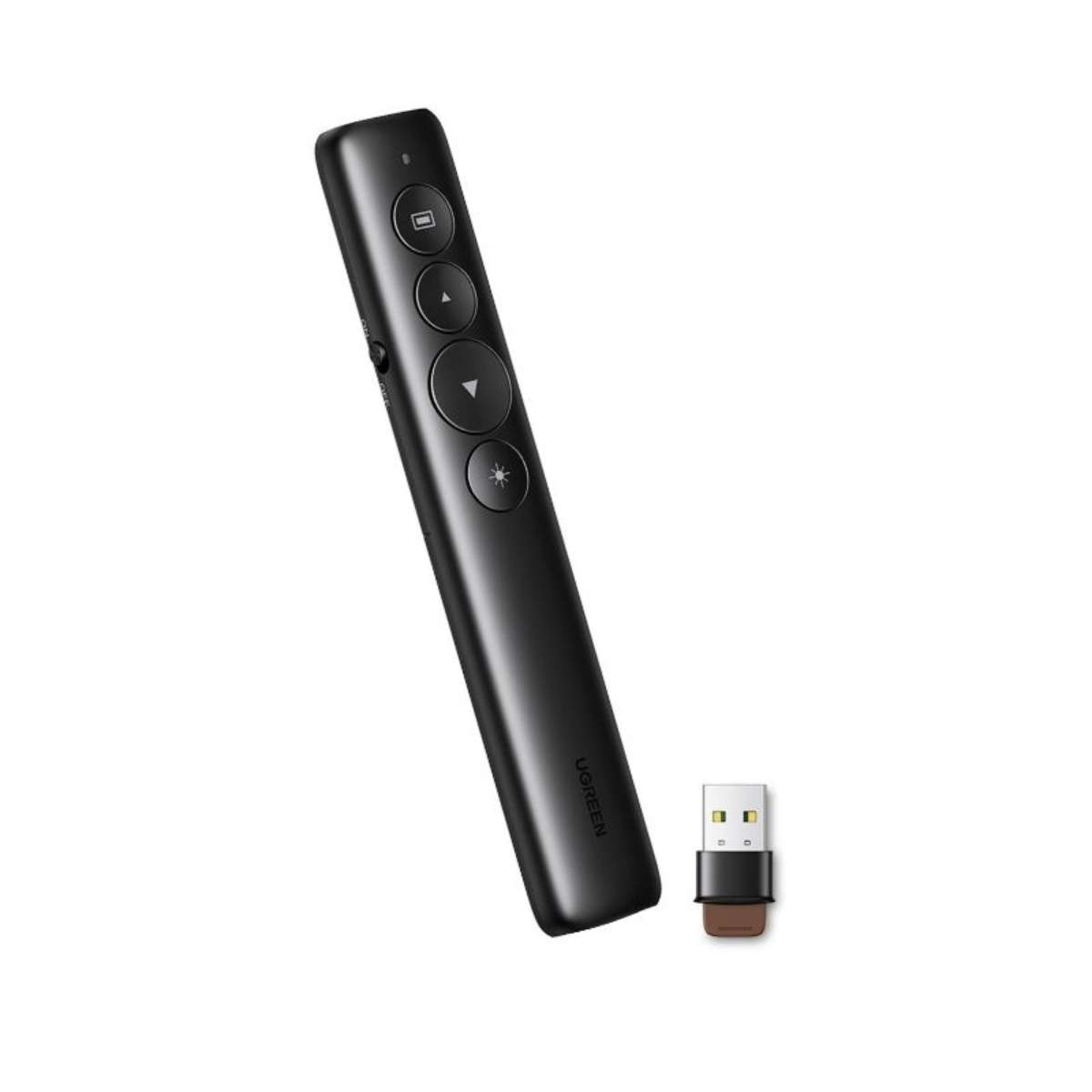 9620_but_trinh_chieu_ugreen_50654_lp479_thumb-1 Bút trình chiếu Ugreen 50654 LP479 tích hợp đèn LED 100-200M, 2.4Ghz, pin AAA