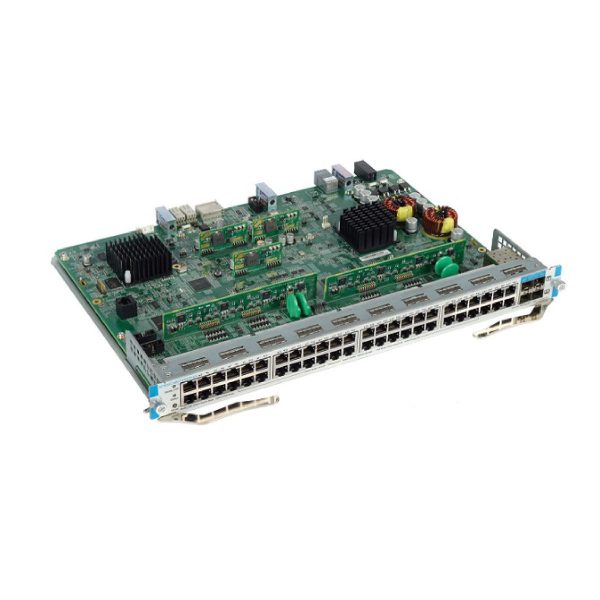 Card mở rộng 48 cổng Ruijie M7800C-48GT4XS-P-EA 48 10/100/1000 Base-T PoE/PoE+, 4 cổng 10GE SFP+(LC), tốc độ 128 Gbps, băng thông 104 Gbps