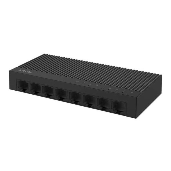 Switch IMOU SF108C 8 port tốc độ 100Mbps, công suất chuyển mạch 1.6Gbps, DC5V 1A, chống sét: 2KV