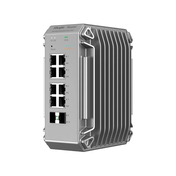 Thiết bị mạng switch Layer 2 Reyee RG-NIS3100-8GT2SFP-HP 8 cổng 10/100/1000BASE-T PoE/PoE+, 2 cổng quang SFP 1000BASE-X, PoE 240W, 20Gbps