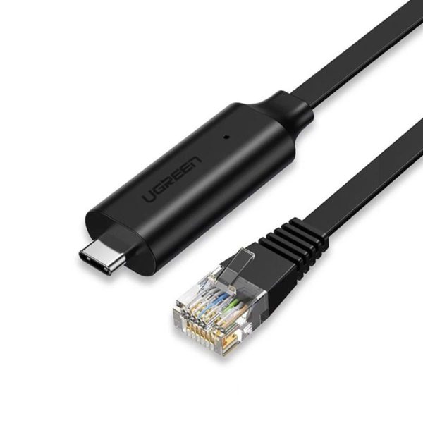 Cáp lập trình Console USB Type-C to RJ45 FTDI dài 1,5M Ugreen 80186