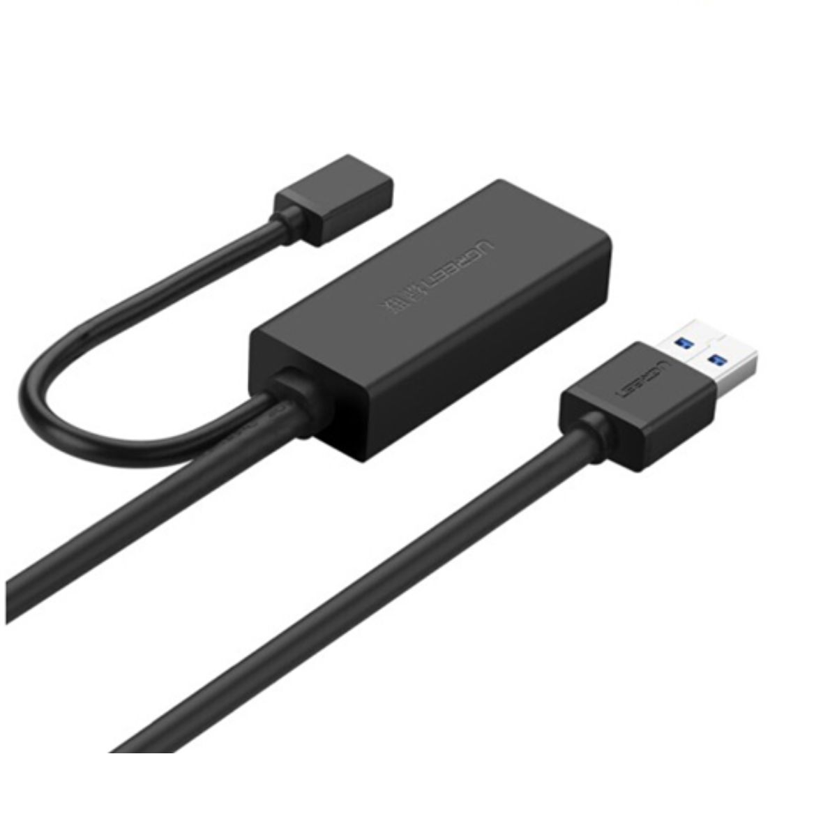 Cáp USB 3.0 nối dài 10m hỗ trợ nguồn Micro USB chính hãng Ugreen 20827 cao cấp