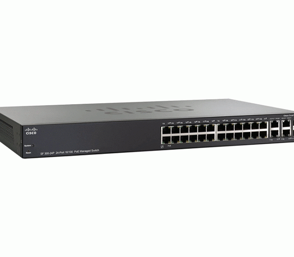 Switch Cisco SRW224G4P-K9 24 port 10/100; 2 port 10/100/1000 ports; 2 Combo mini-GBIC ports.12 PoE (180W)